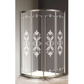 Душевой уголок Cezares GIUBILEO-R-2-100-SCORREVOLE-CP-BR